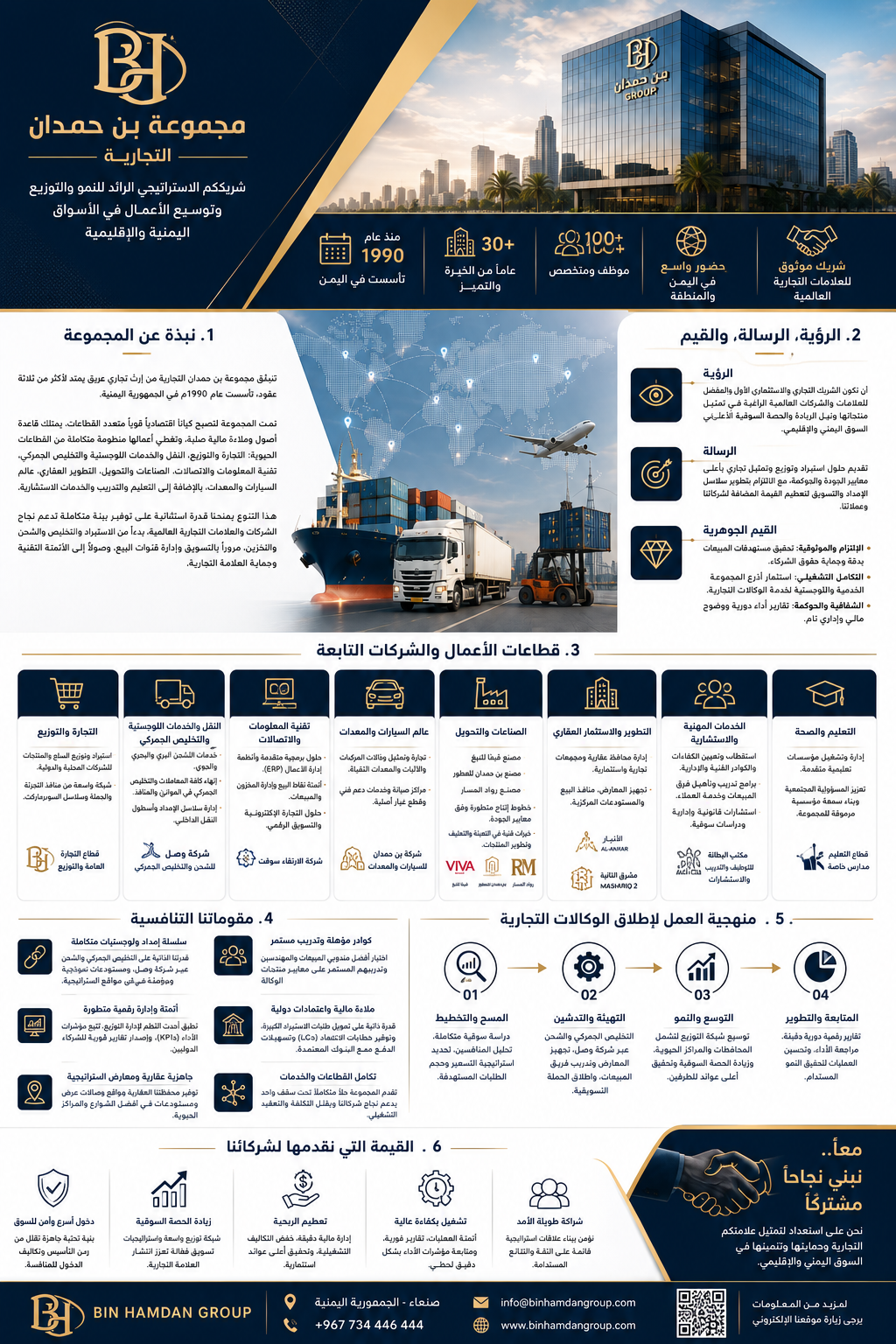 النقل والتجارة والخدمات اللوجستية